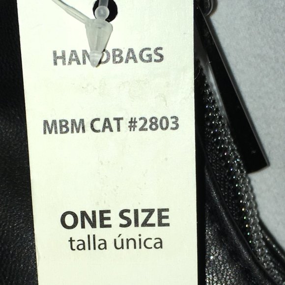 NWT Black Hobo Bag w/Bling Fringe - Picture 3 of 5